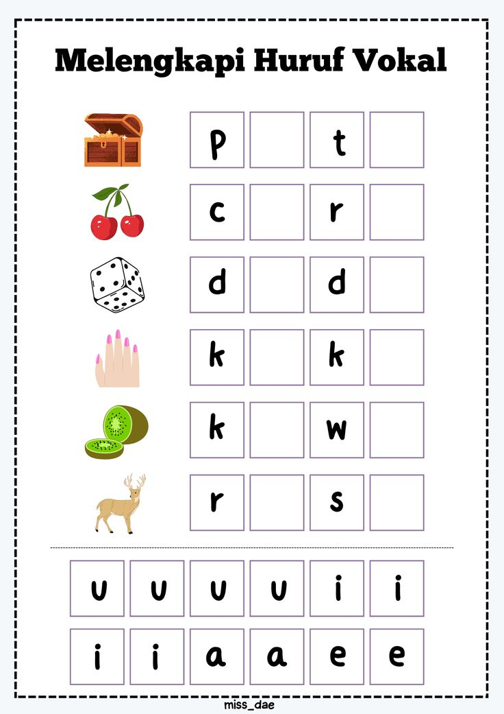 30 Kindergarten Worksheets Bahasa Indonesia