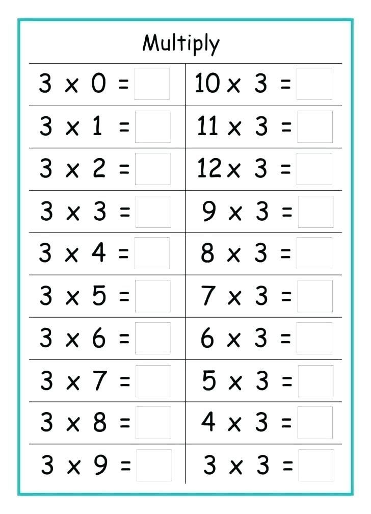 30 Math Multiplication Worksheets For Grade 2