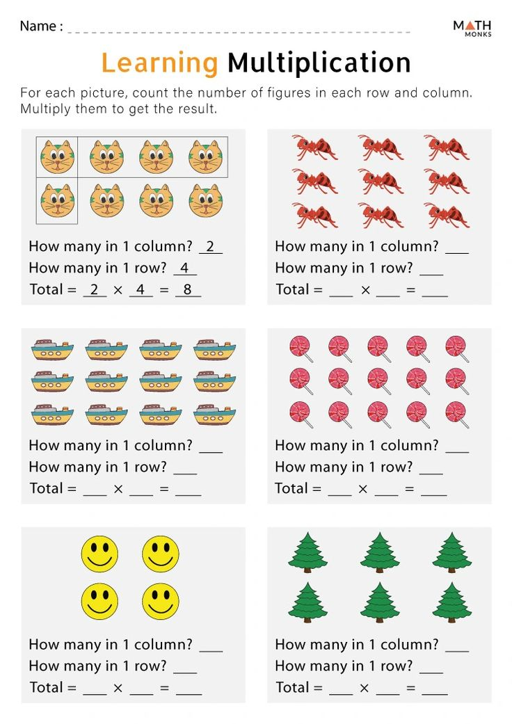 30 Math Multiplication Worksheets For Grade 2