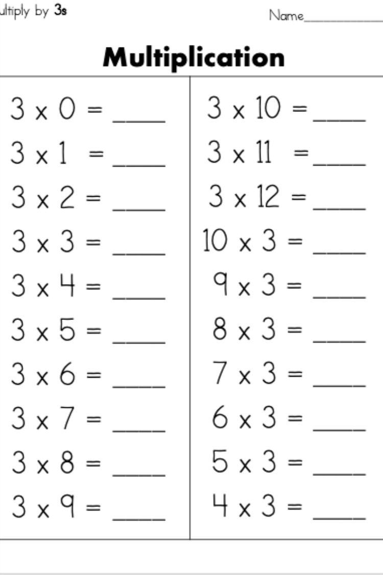 30 Math Multiplication Worksheets For Grade 2