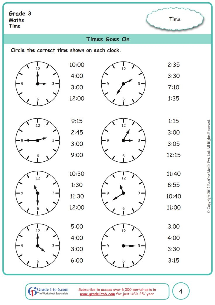 30 Math Worksheets 3Rd Grade