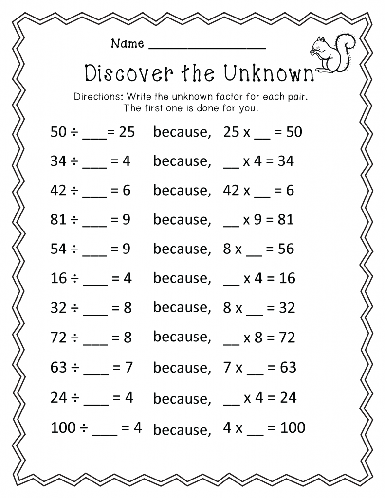 30 Math Worksheets 3Rd Grade