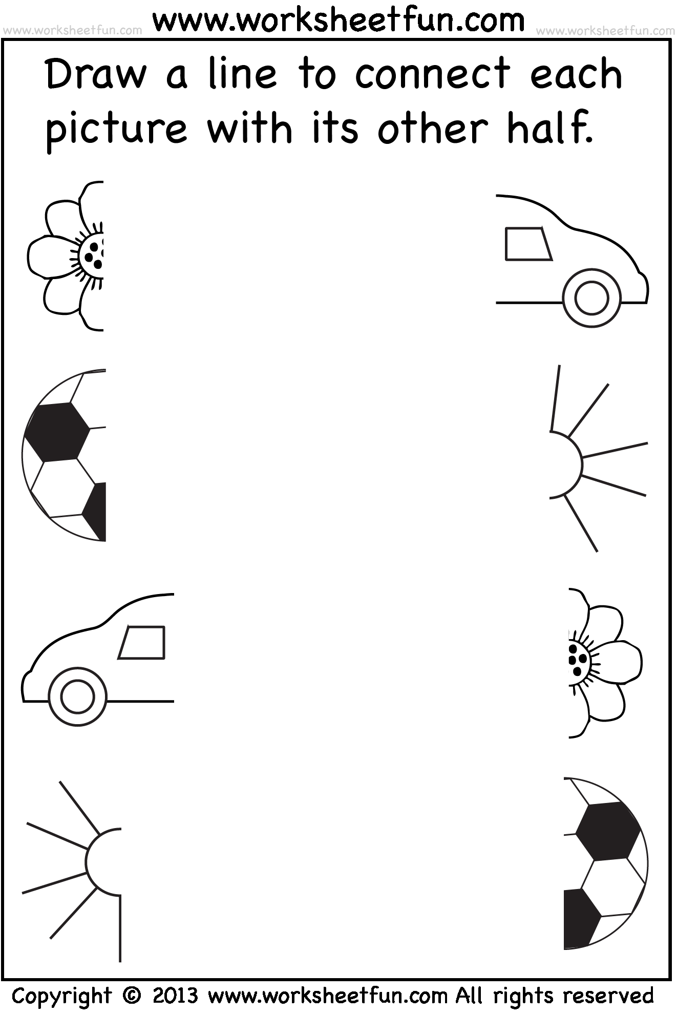 30 Puzzles Worksheets For Kindergarten