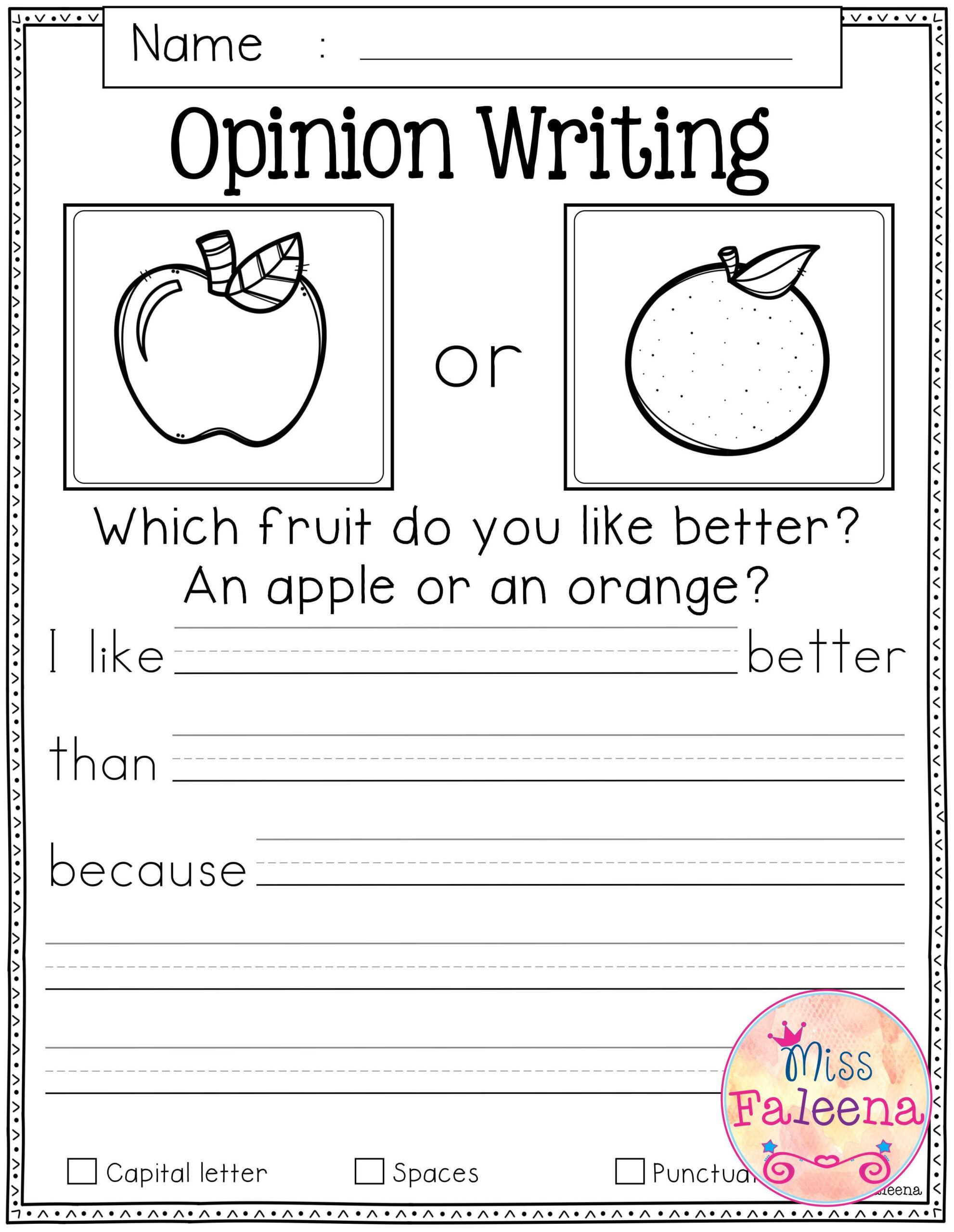 35 1St Grade Writing Practice Worksheets