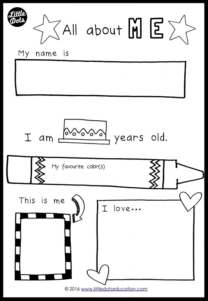 35 2Nd Grade Worksheets All About Me