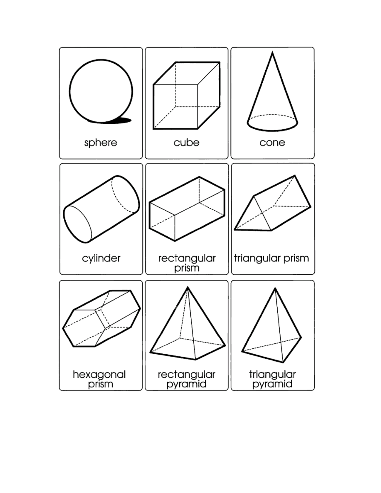 35 3D Shapes Kindergarten Activities Worksheets