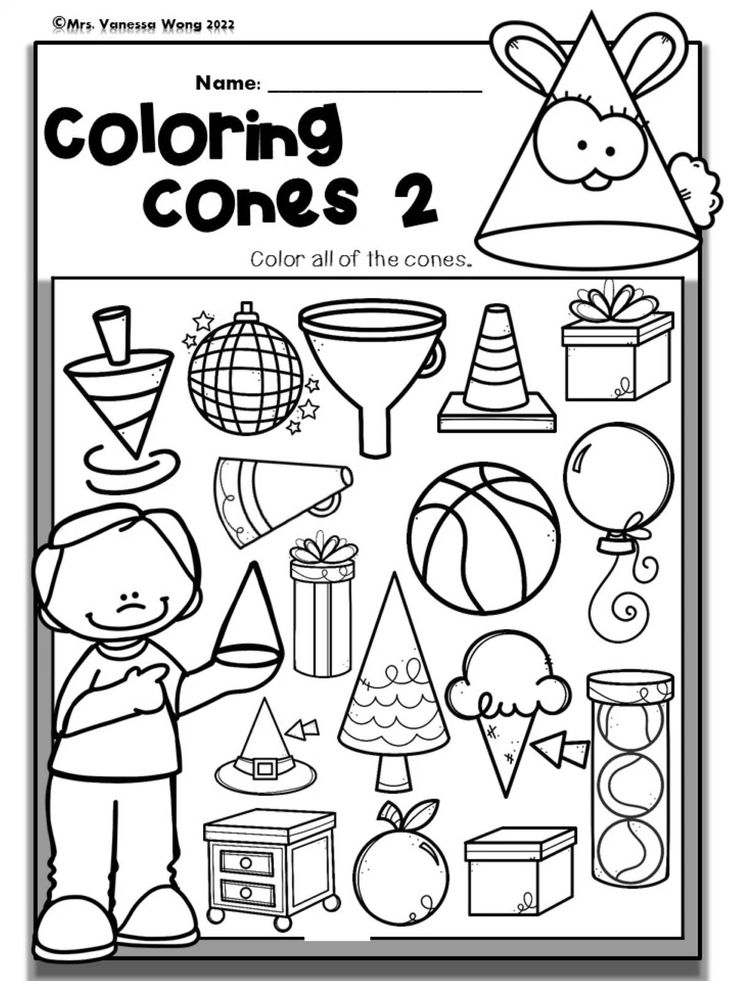 35 3D Shapes Kindergarten Activities Worksheets