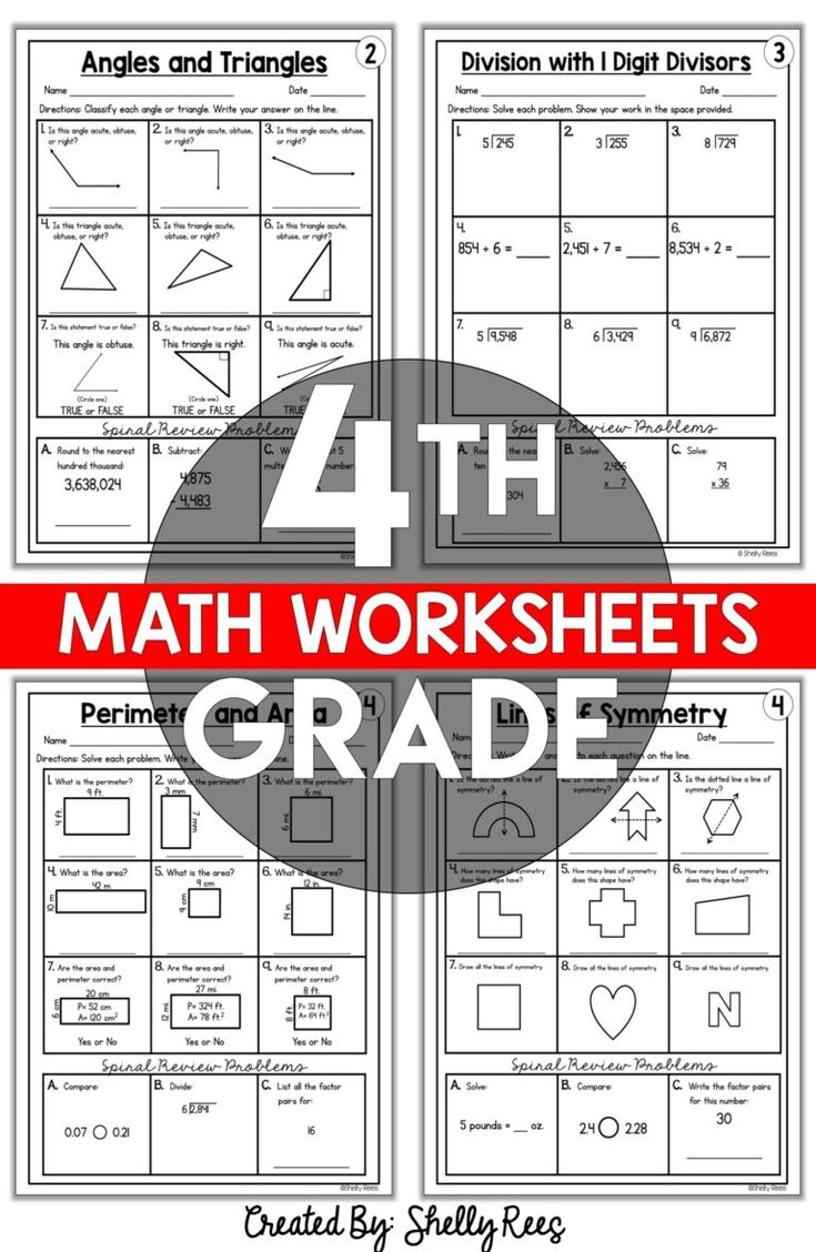35 4Th Grade Math Worksheets Cbse