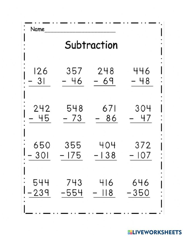 35 Addition And Subtraction Worksheets Grade 6
