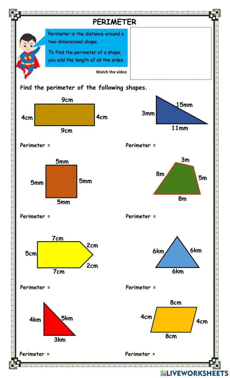 35 Area Perimeter Worksheets Class 5