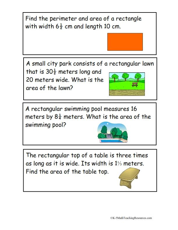 35 Area Perimeter Worksheets Class 5