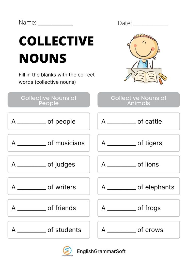 35 Collective Nouns Worksheet 2Nd Grade Worksheets