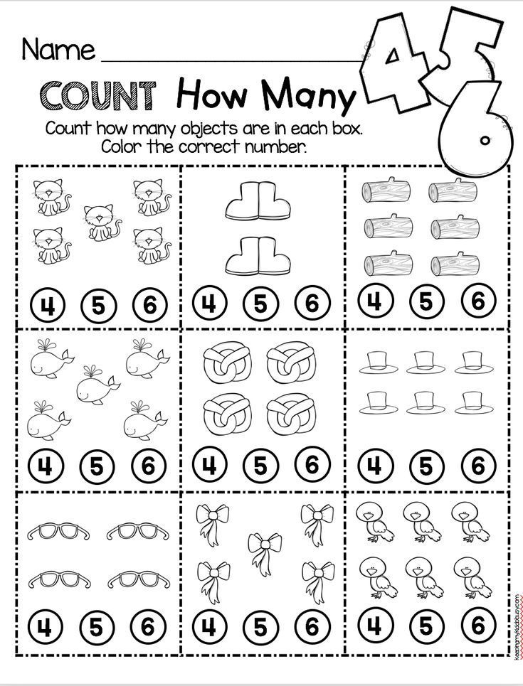 35 Counting Worksheets Preschool Addition