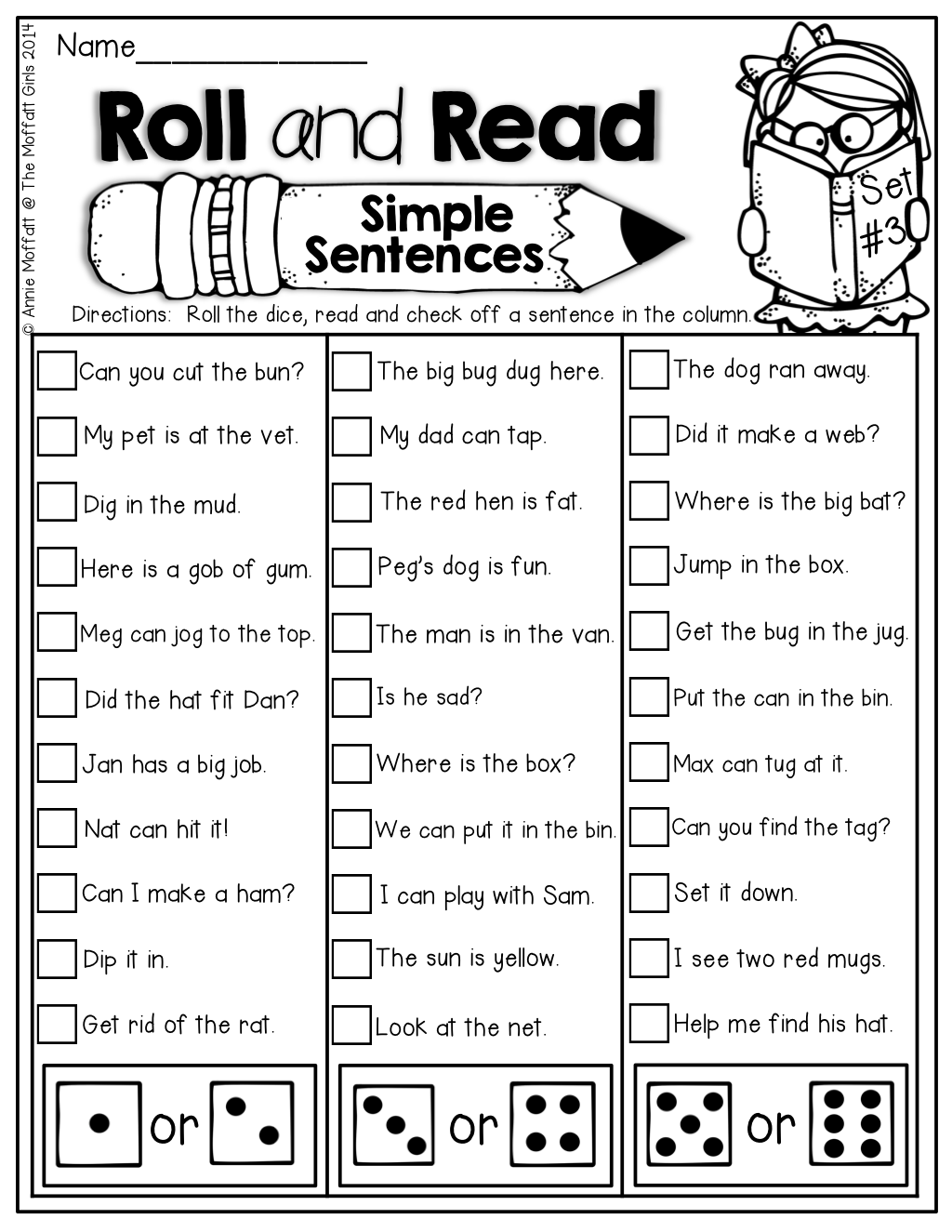 35 Cvc Worksheets Kindergarten Simple Sentences