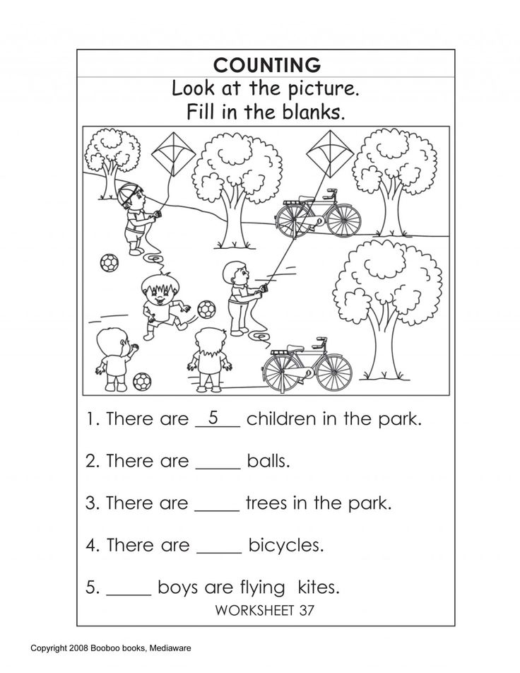 35 English Worksheets For Kindergarten Craft