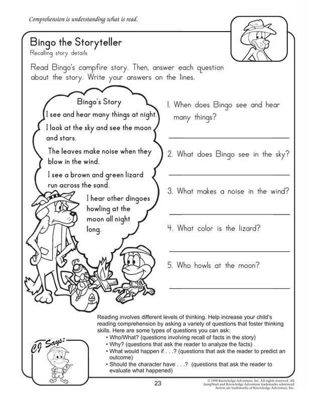 35 Free 2Nd Grade Reading Comprehension Worksheets