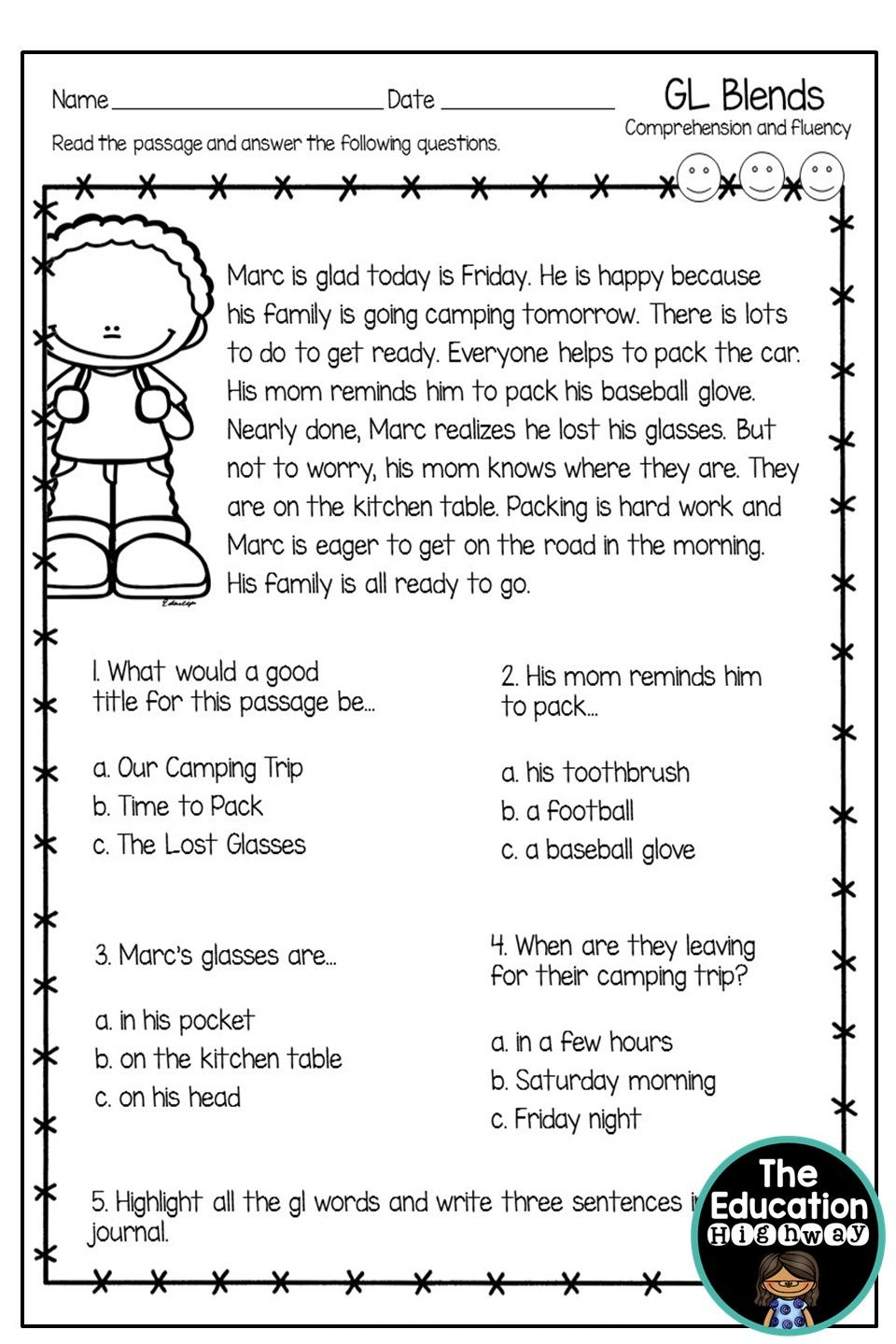 35 Free 2Nd Grade Reading Comprehension Worksheets