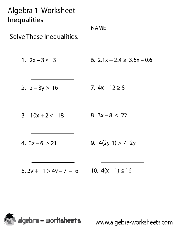 35 Free 9Th Grade Math Worksheets