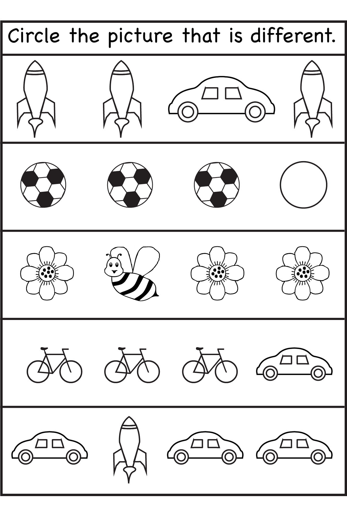 35 Kids Worksheets Preschool Kindergarten English