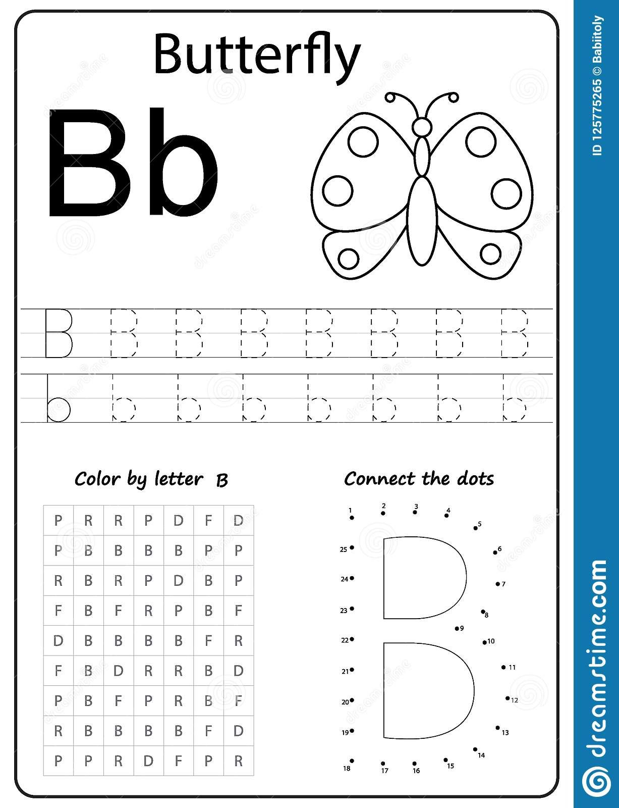 35 Kindergarten Letter B Worksheets