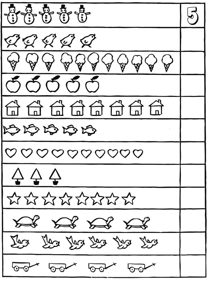 35 Kindergarten Math Worksheets Coloring