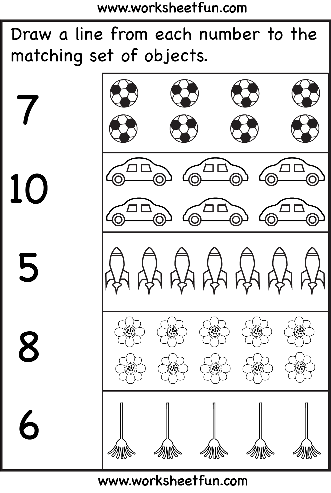 35 Kindergarten Worksheets Black And White