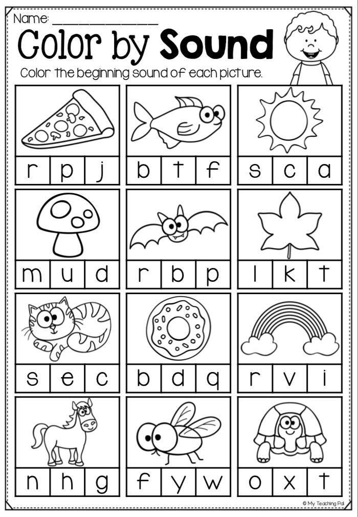 35 Kindergarten Worksheets Letter Sounds