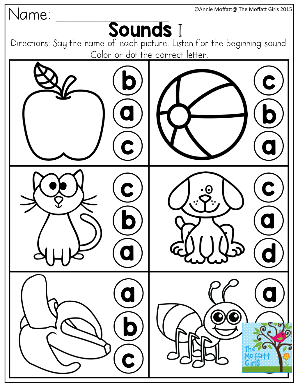 35 Kindergarten Worksheets Letter Sounds