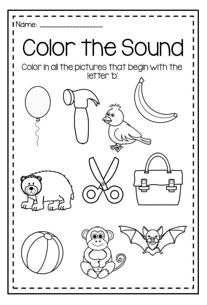 35 Kindergarten Worksheets Letter Sounds