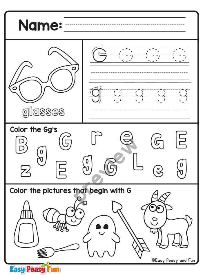 35 Kindergarten Worksheets Letter Sounds