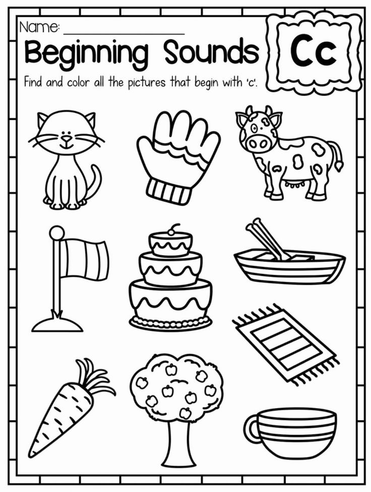 35 Kindergarten Worksheets Letter Sounds