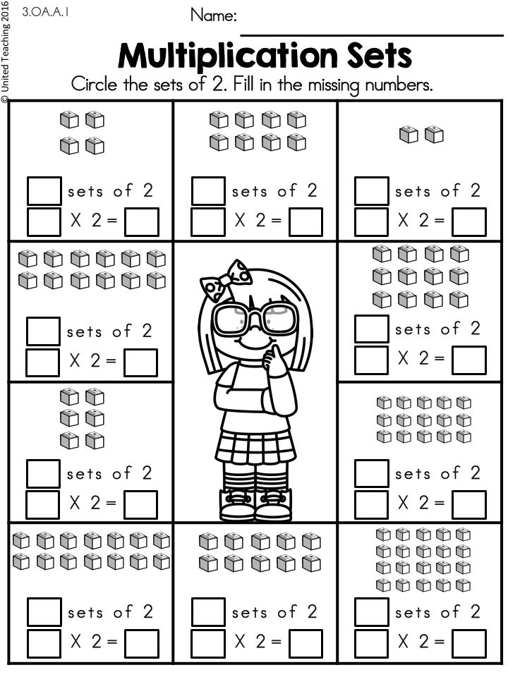 35 Math Multiplication Worksheets For Grade 2