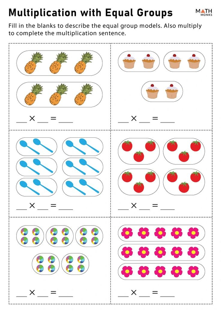 35 Math Multiplication Worksheets For Grade 2