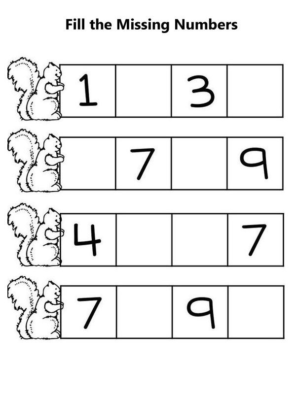 35 Preschool Math Worksheets Before And After