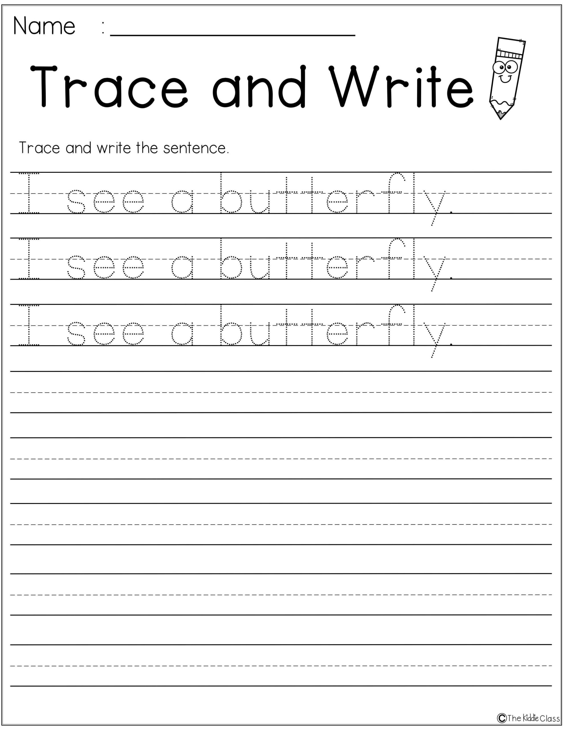 21 1St Grade Writing Practice Worksheets