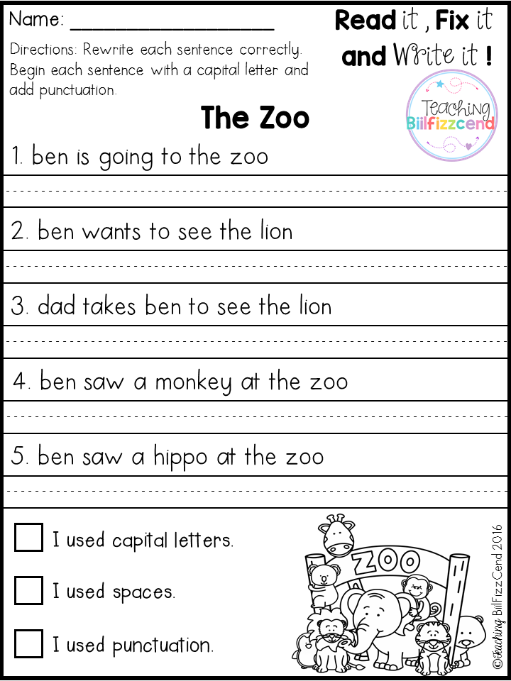 21 1St Grade Writing Practice Worksheets
