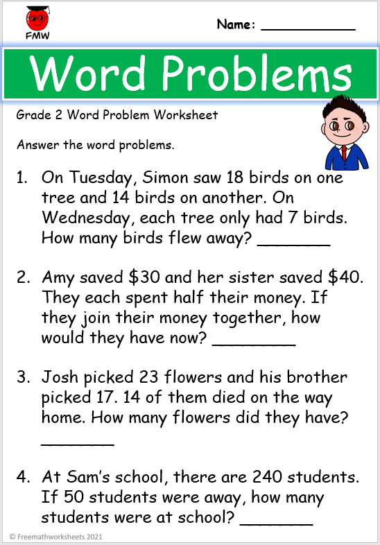 21 Activity Worksheets For 2Nd Grade