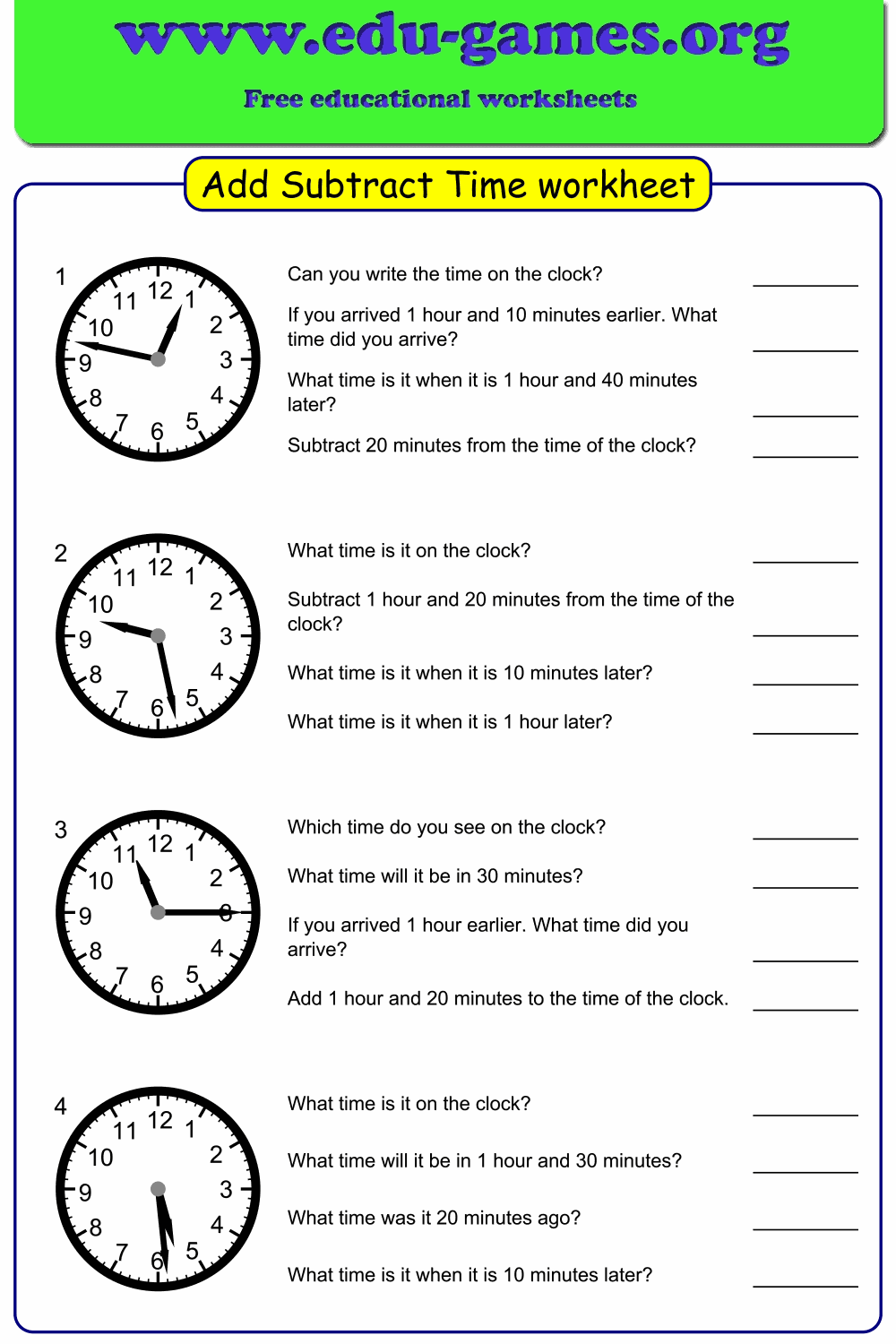 21 Addition And Subtraction Worksheets Grade 6