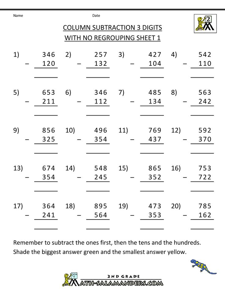 21 Addition And Subtraction Worksheets Grade 6