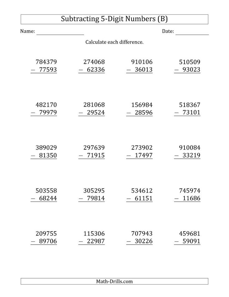 21 Addition And Subtraction Worksheets Grade 6