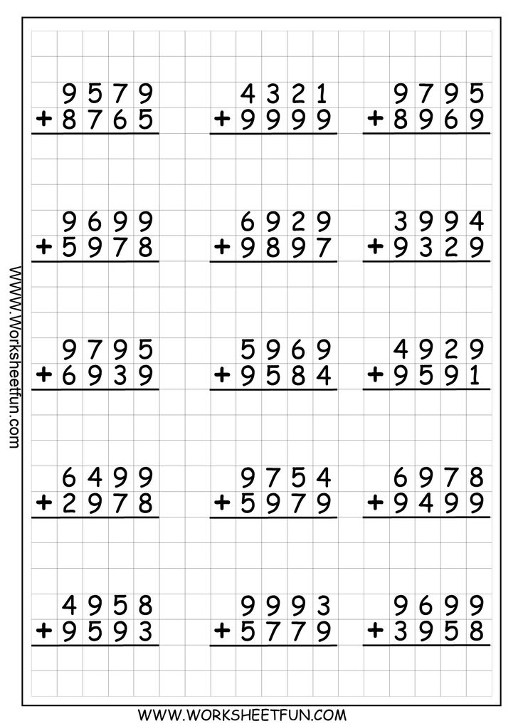 21 Addition With Carrying Worksheets Grade 1