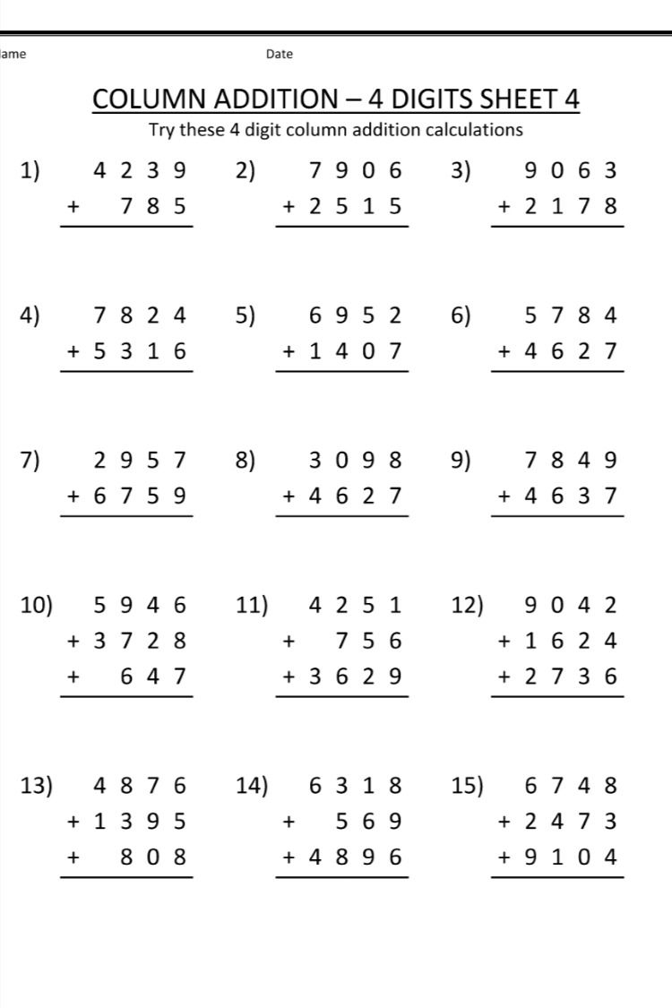 21 Addition With Carrying Worksheets Grade 1