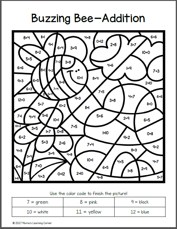 21 Addition Worksheets 2Nd Coloring