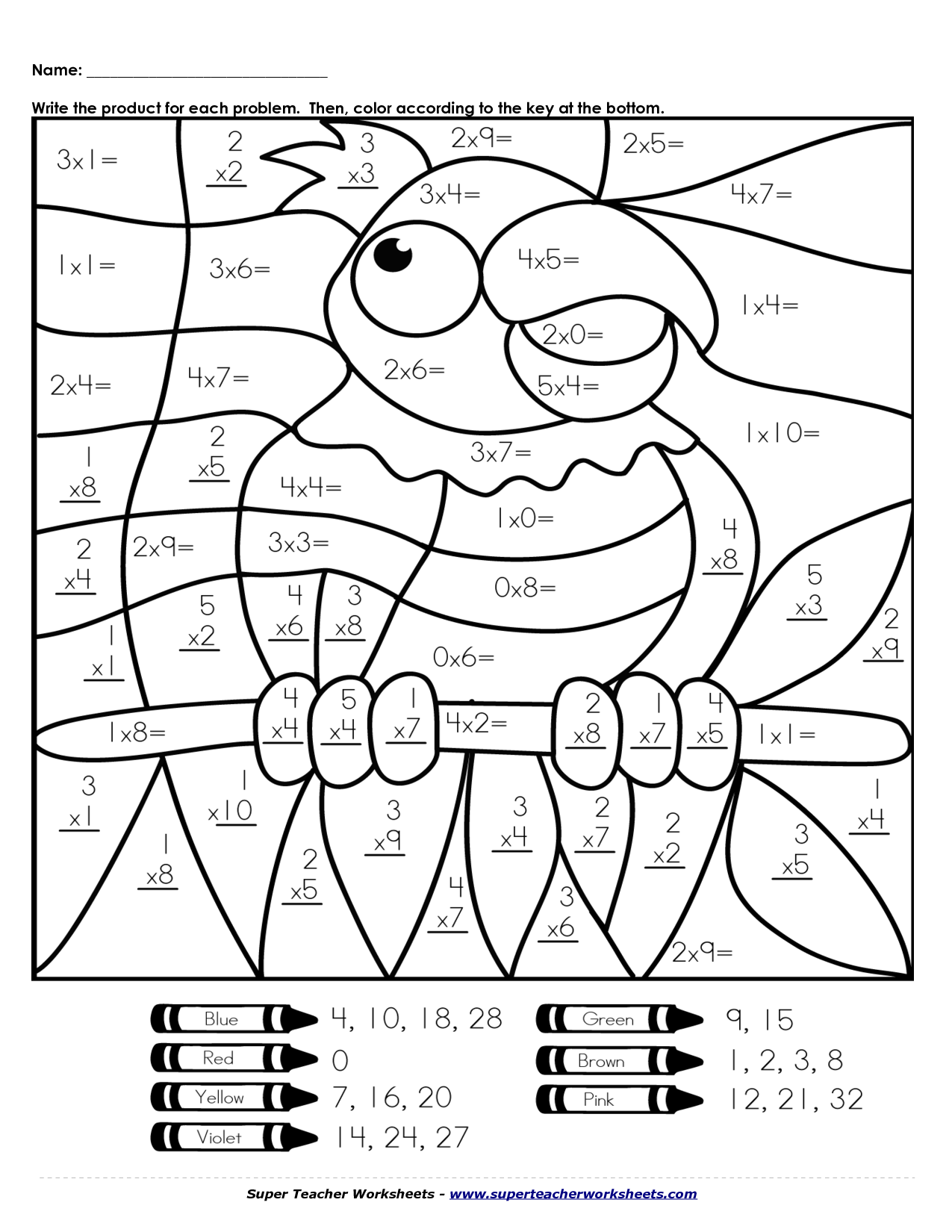 21 Addition Worksheets 2Nd Coloring