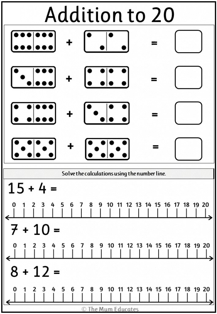 21 Counting Worksheets Preschool Addition