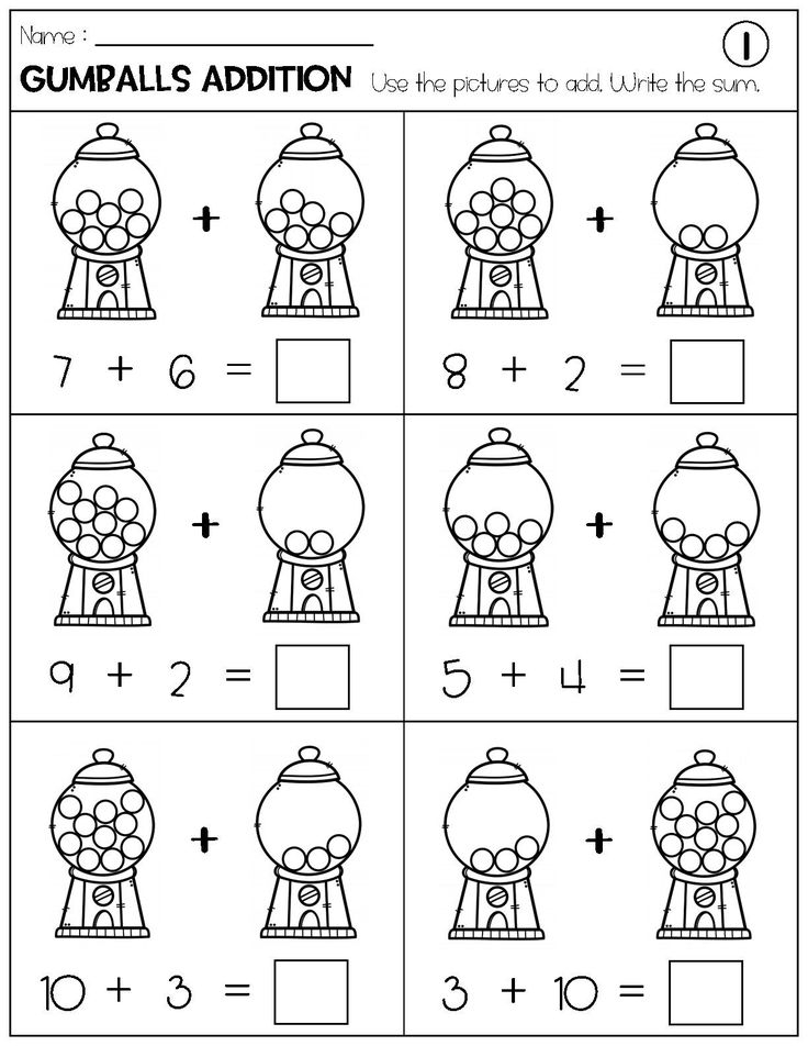 21 Counting Worksheets Preschool Addition