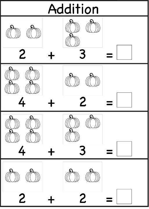 21 Counting Worksheets Preschool Addition