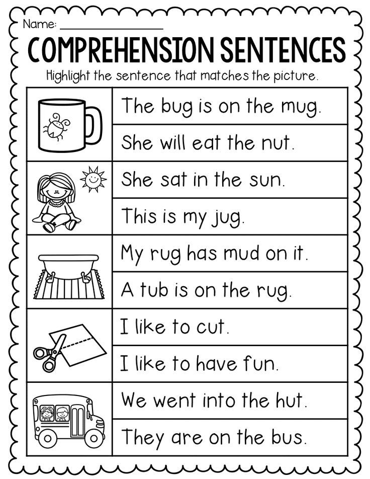21 Cvc Worksheets Kindergarten Simple Sentences