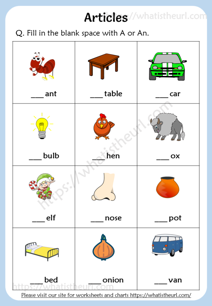 21 English Worksheets For Grade 1 For Kids