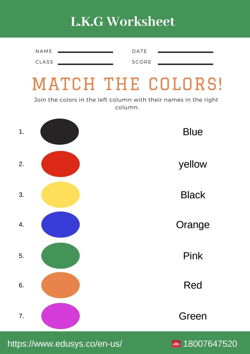 21 English Worksheets For Kindergarten Craft